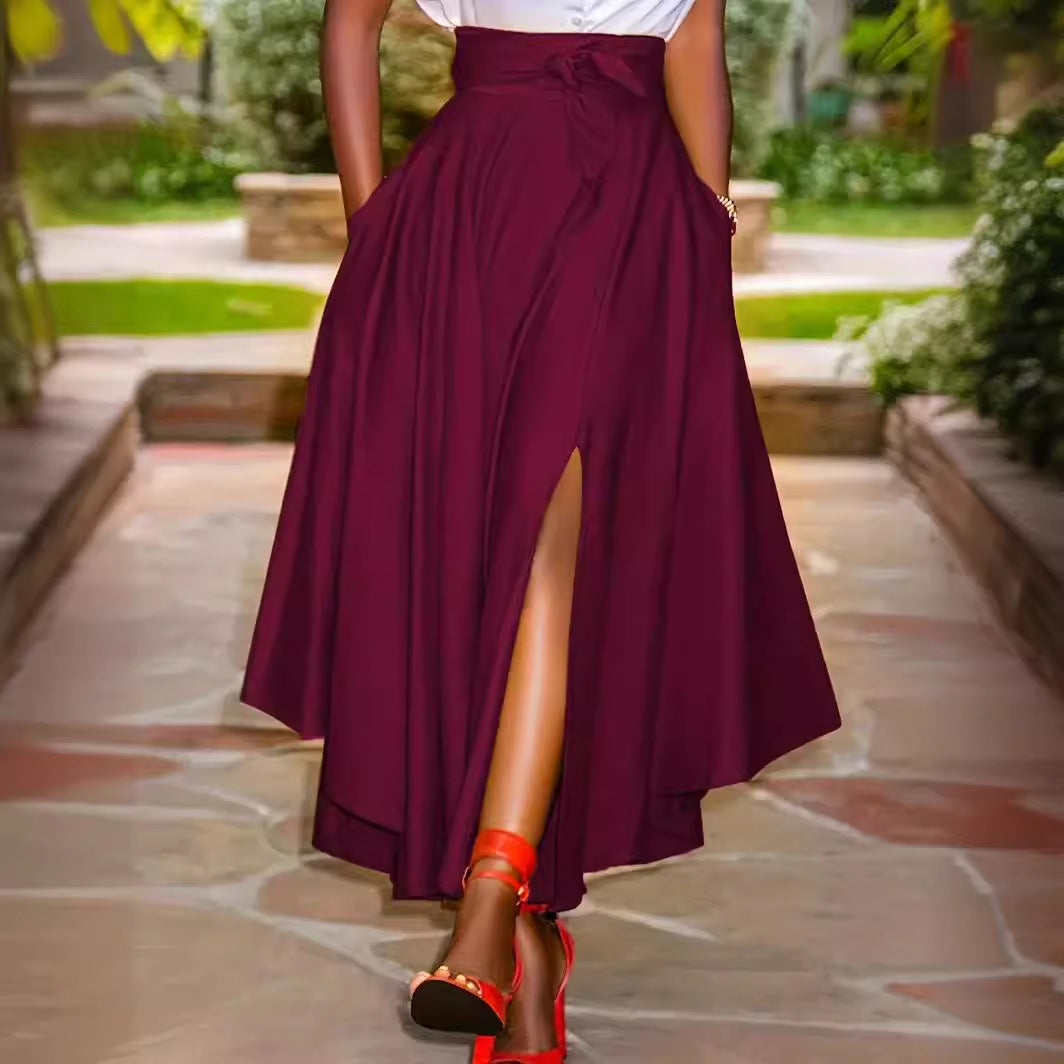 Casual Midi Skirt Ruffled photo 2