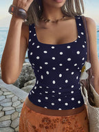 Polka Dot Scoop Neck Tank (11)