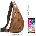 Shoulder Bag Leather Chest Messenger photo 1