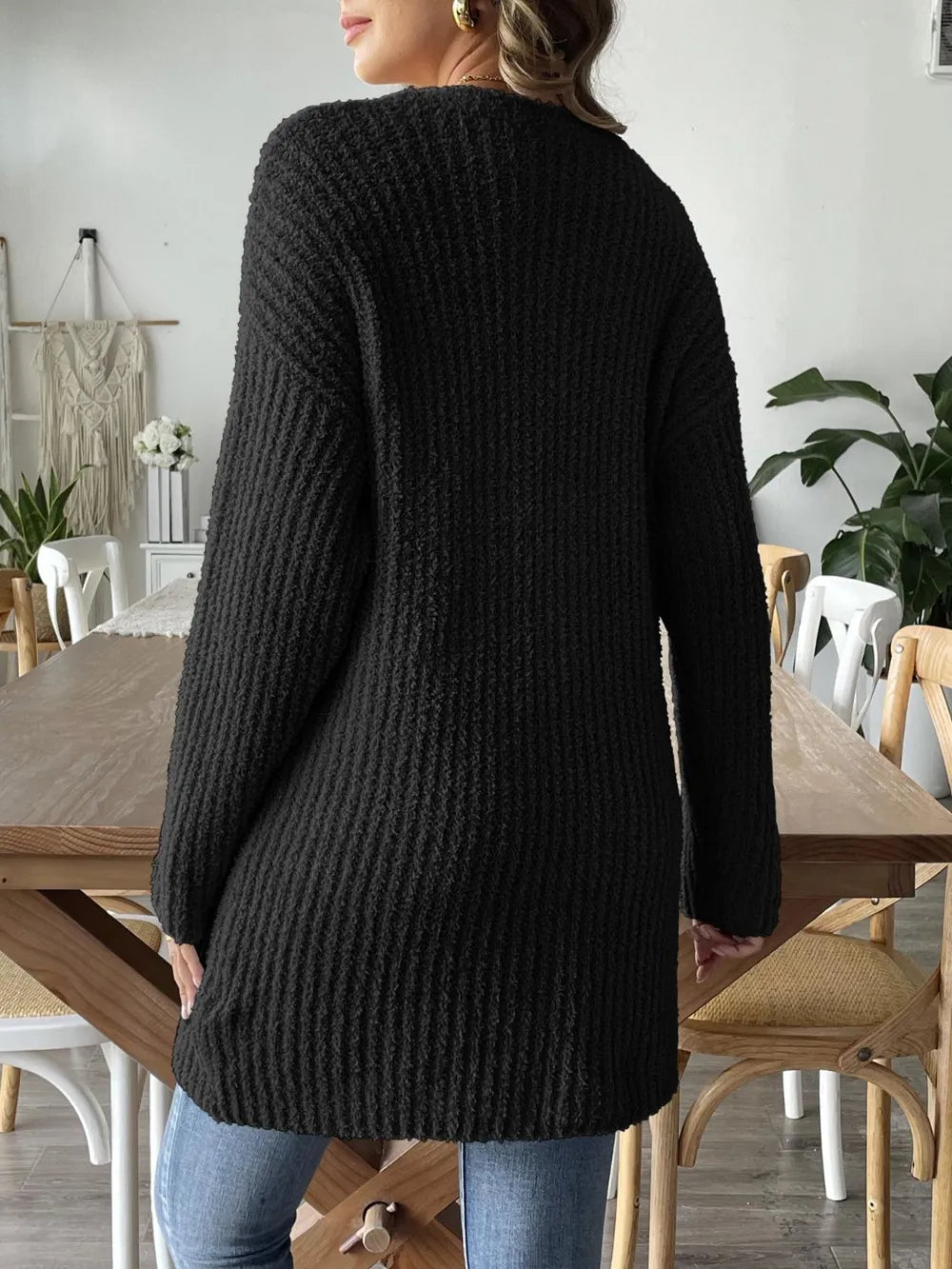 Open Front Long Sleeve Cardigan (8)