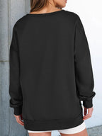 Notched Long Sleeve Oversized Sweatshirt (17)