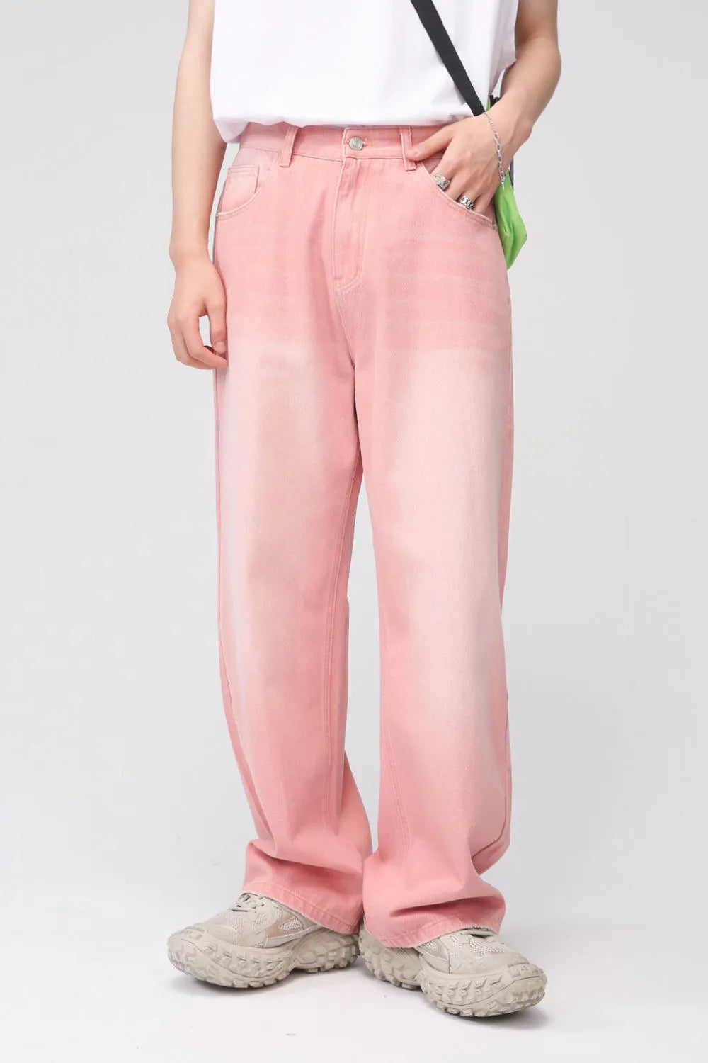 Pocketed Baggy Jeans