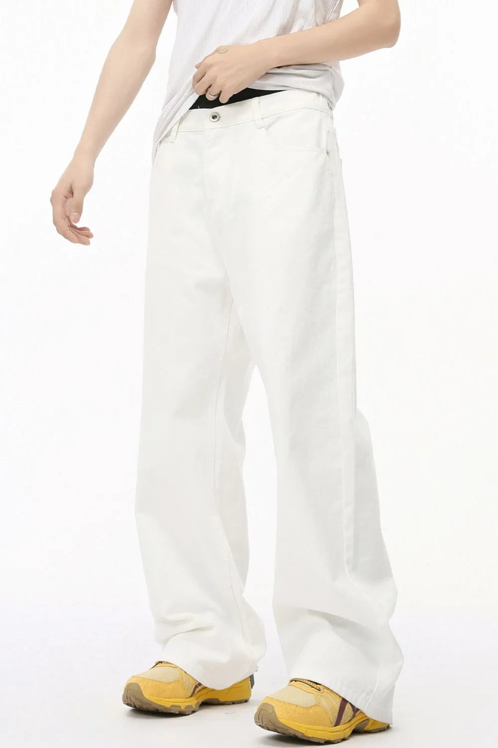 Wide Leg Jeans Pockets