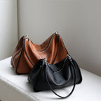 Toast-colored Casual Top-grain Leather Tote Bag photo 4