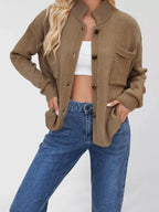 Button Up Dropped Shoulder Cardigan (8)