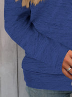 Full Size Heathered Long Sleeve Top (12)