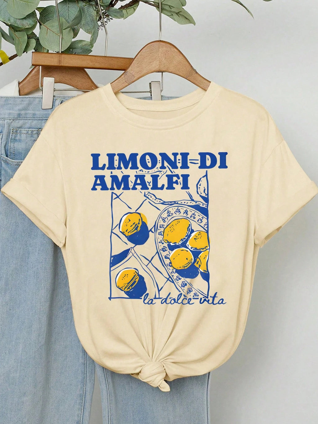 Lemon Graphic Short Sleeve variant CJCS238860701AZ|CJCS238860702BY|CJCS238860703CX|CJCS238860704DW|CJCS238860705EV|CJCS238860706FU