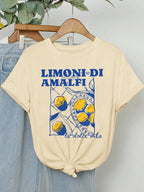 Lemon Graphic Short Sleeve variant CJCS238860701AZ|CJCS238860702BY|CJCS238860703CX|CJCS238860704DW|CJCS238860705EV|CJCS238860706FU