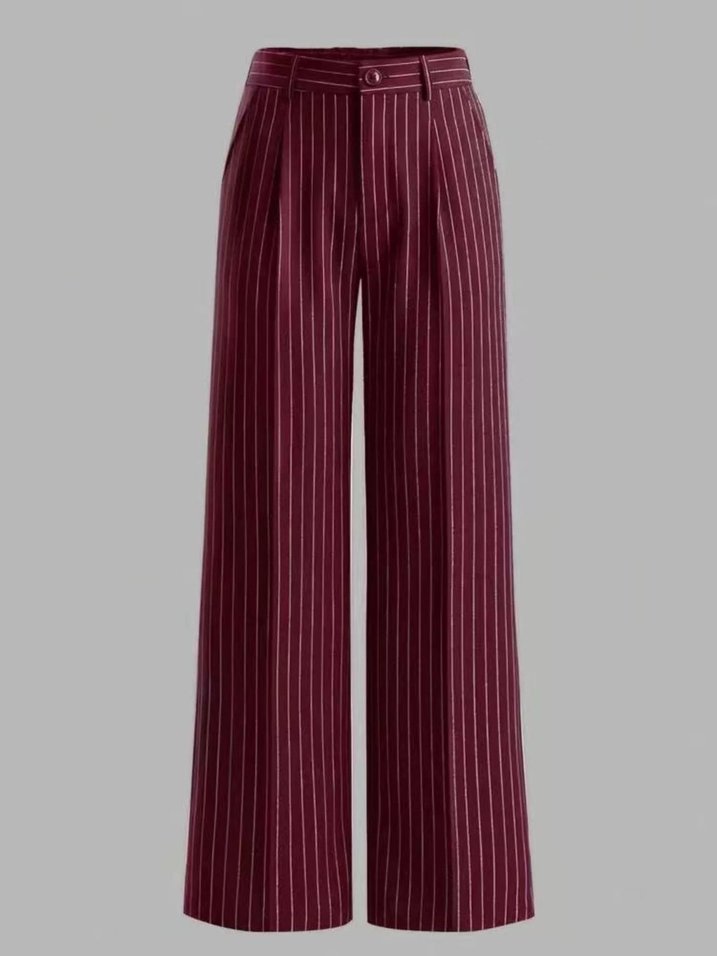 High-waisted Striped Wide-leg Pants (8)
