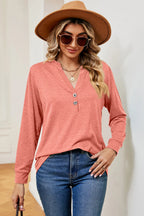 Notched Long Sleeve T-shirt (11)