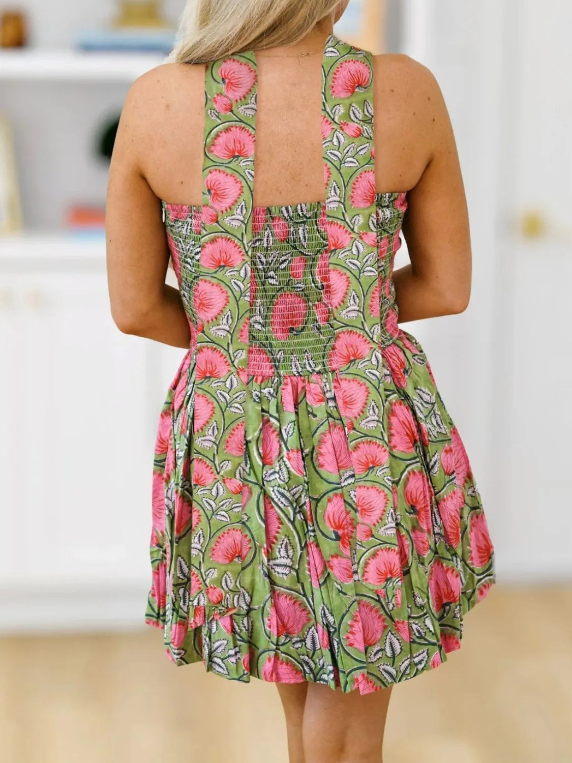 Printed Tube Mini Dress (15)