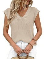 V-neck Sweater Vest (3)