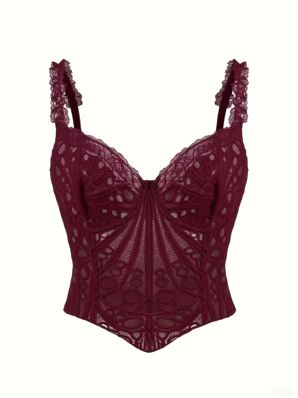 Corset Asymmetrical Floral Vest photo 4