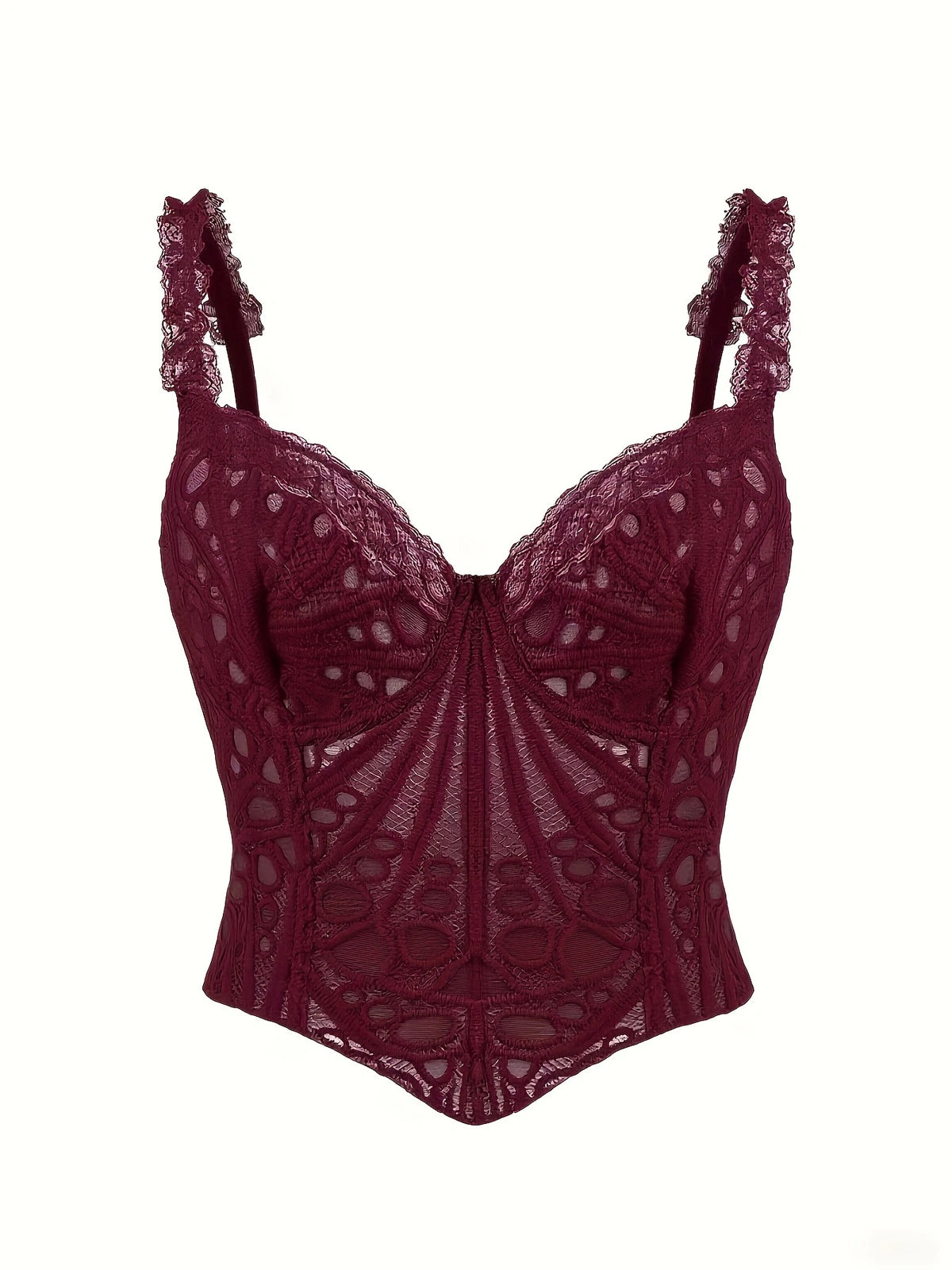 Corset Asymmetrical Floral Vest photo 4