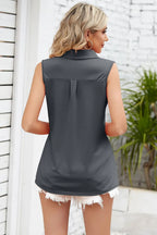 Ruched Johnny Collar Tank (15)