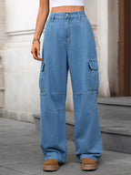 Relaxed Fit Cargo Jeans (12)
