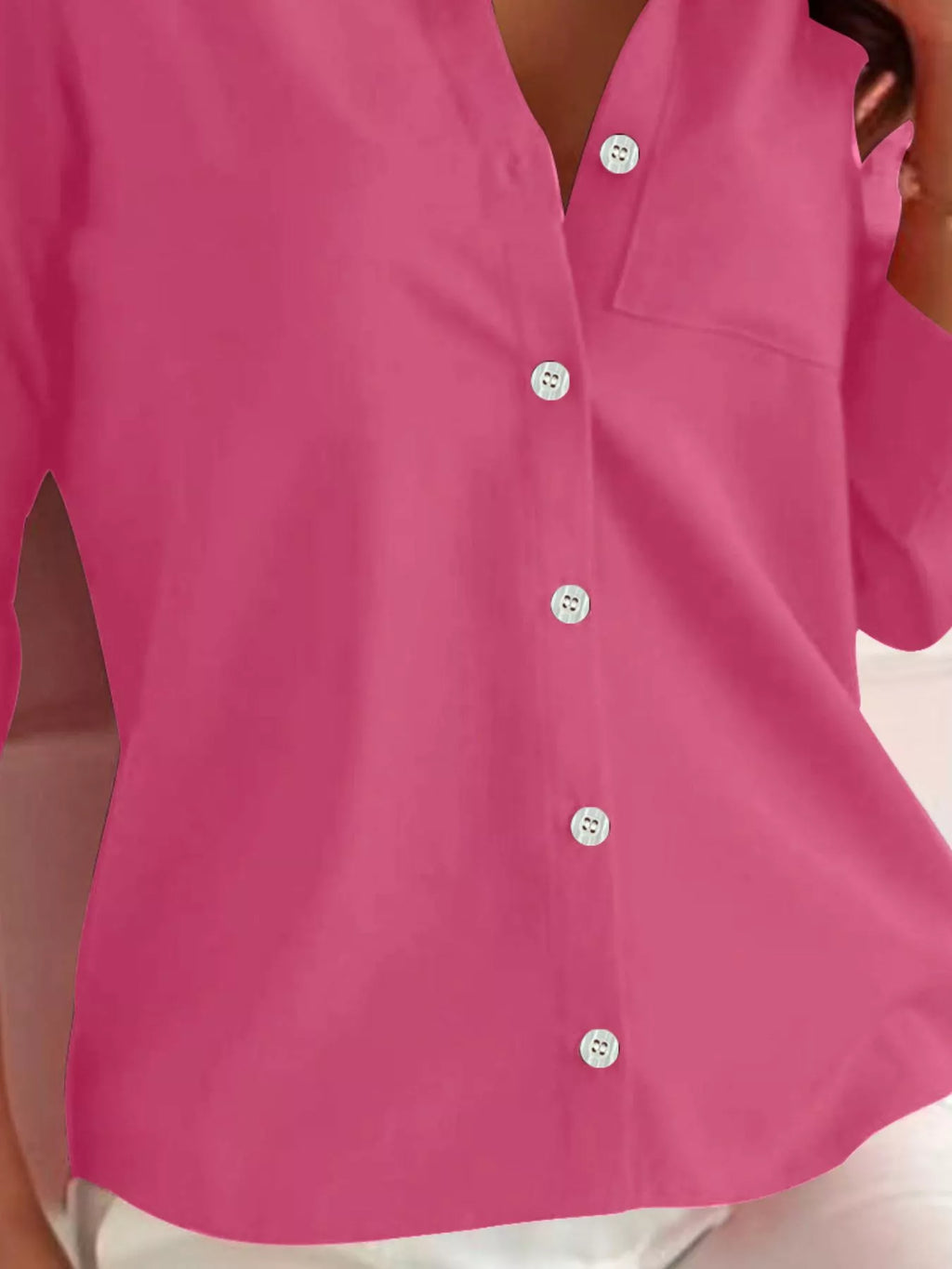 Button-down Roll-up Sleeve Shirt (6)