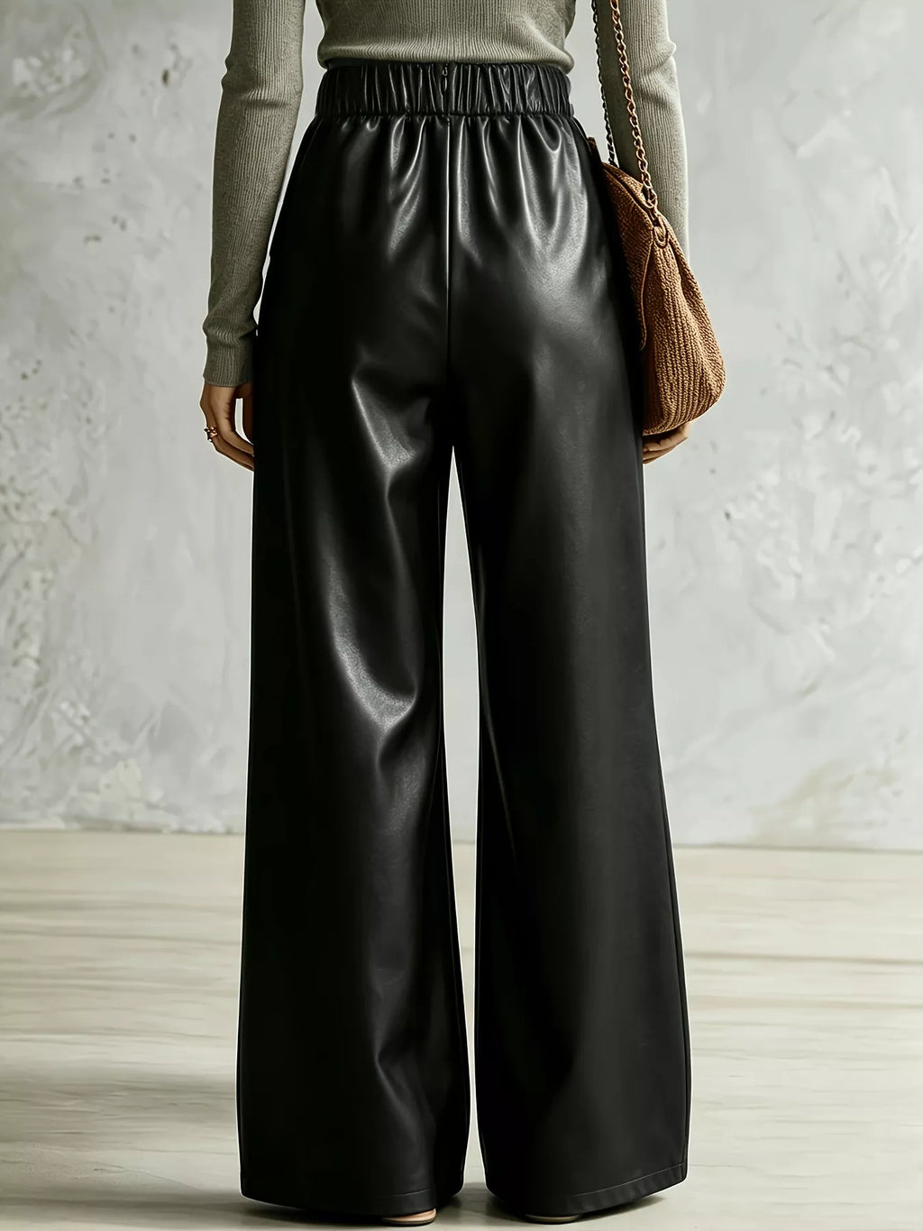 Criss-cross Wide Leg Pants (6)
