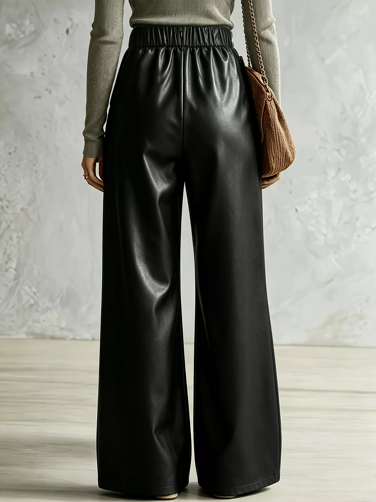 Criss-cross Wide Leg Pants (6)