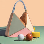 Triangular Diamond Grid Folding Tote Shoulder Crossbody Bag variant CJNS226368901AZ