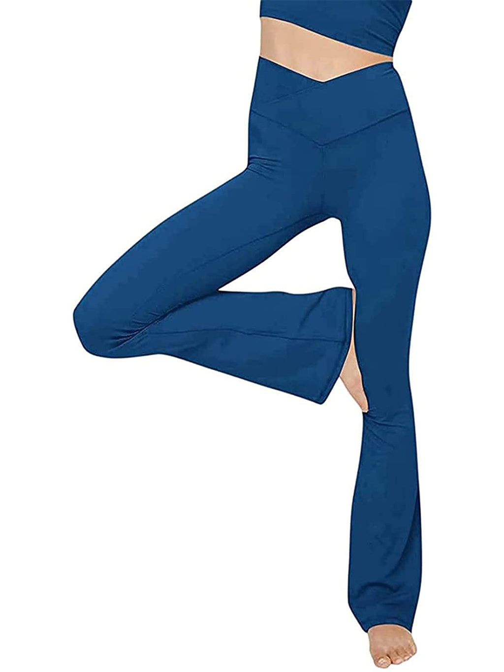 V-waist Bootcut Long Pants (27)