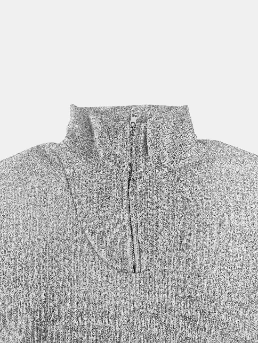 Full Size Quarter Zip Long Sleeve Top (4)