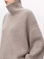 Oversized Turtleneck Wool Sweater (4)