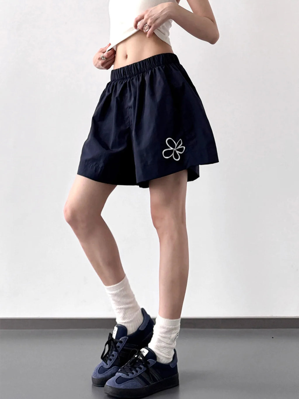 Elastic Waist Shorts (7)