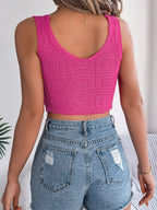 Twisted V-neck Knit Vest (9)