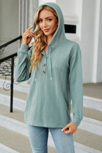 Cable-knit Long Sleeve Hoodie (20)