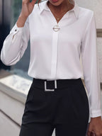 Long Sleeve Satin Blouse (2)