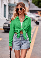 Textured Dropped Shoulder Longline Shirt (16)
