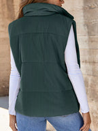 Corduroy Zip Up Vest Coat (15)