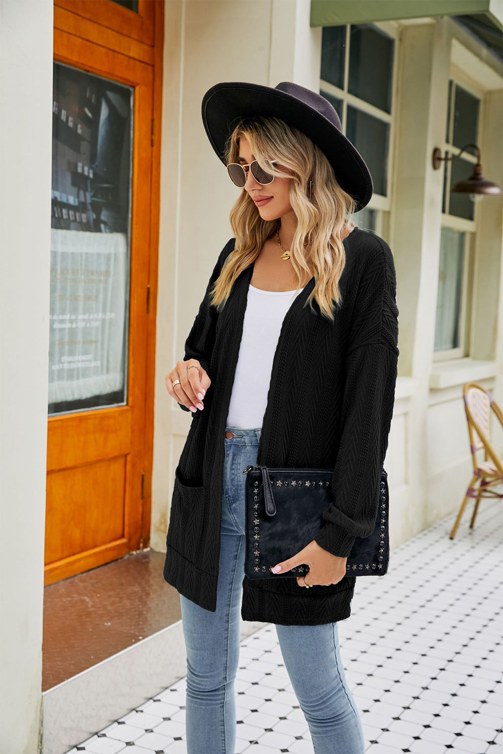 Long Sleeve Pocketed Cardigan (7)