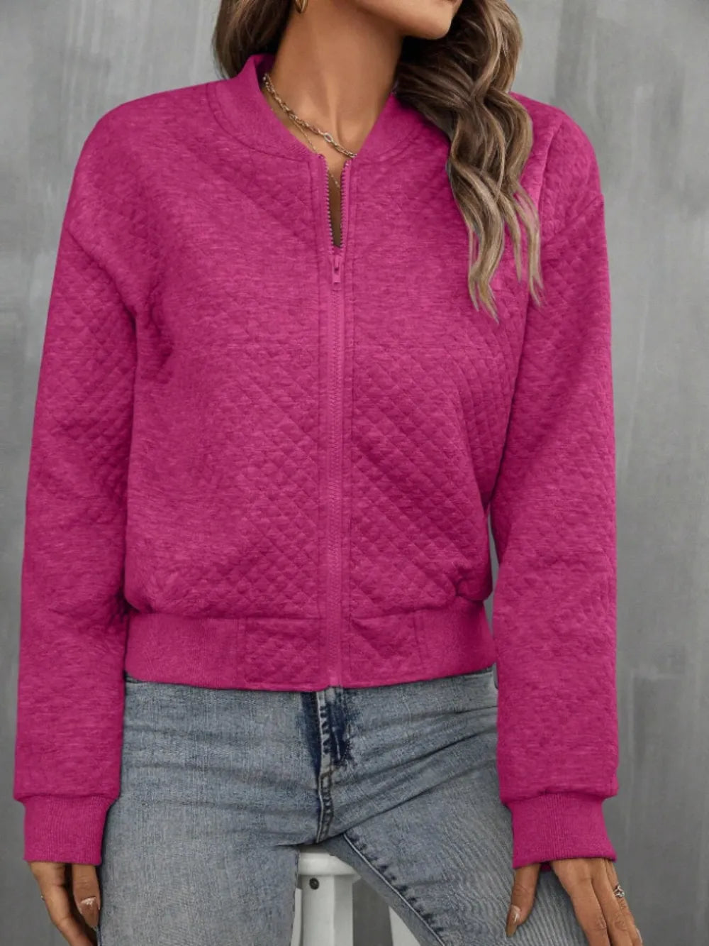 Zip Up Long Sleeve Jacket (16)
