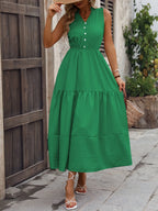 Notched Sleeveless Maxi Tank Dress (10)