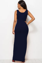 Scoop Neck Wide Strap Maxi Dress (20)