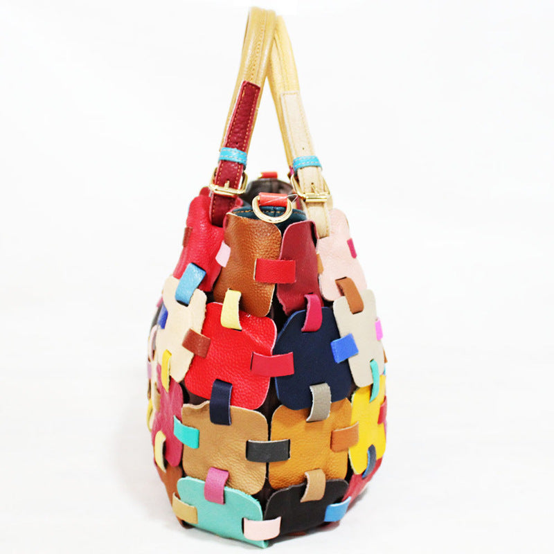 Hand-held Messenger Bag Large Geometric photo 2