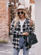 Oversized Plaid Button Up Shacket (3)