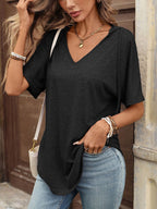 Casual Short Sleeve Hooded T-shirt (9)
