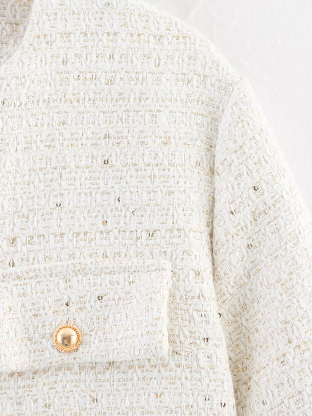Tweed Button Up Cropped Outerwear (9)