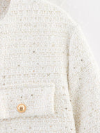 Tweed Button Up Cropped Outerwear (9)