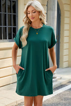 Short Sleeve Mini Dress Pockets (7)