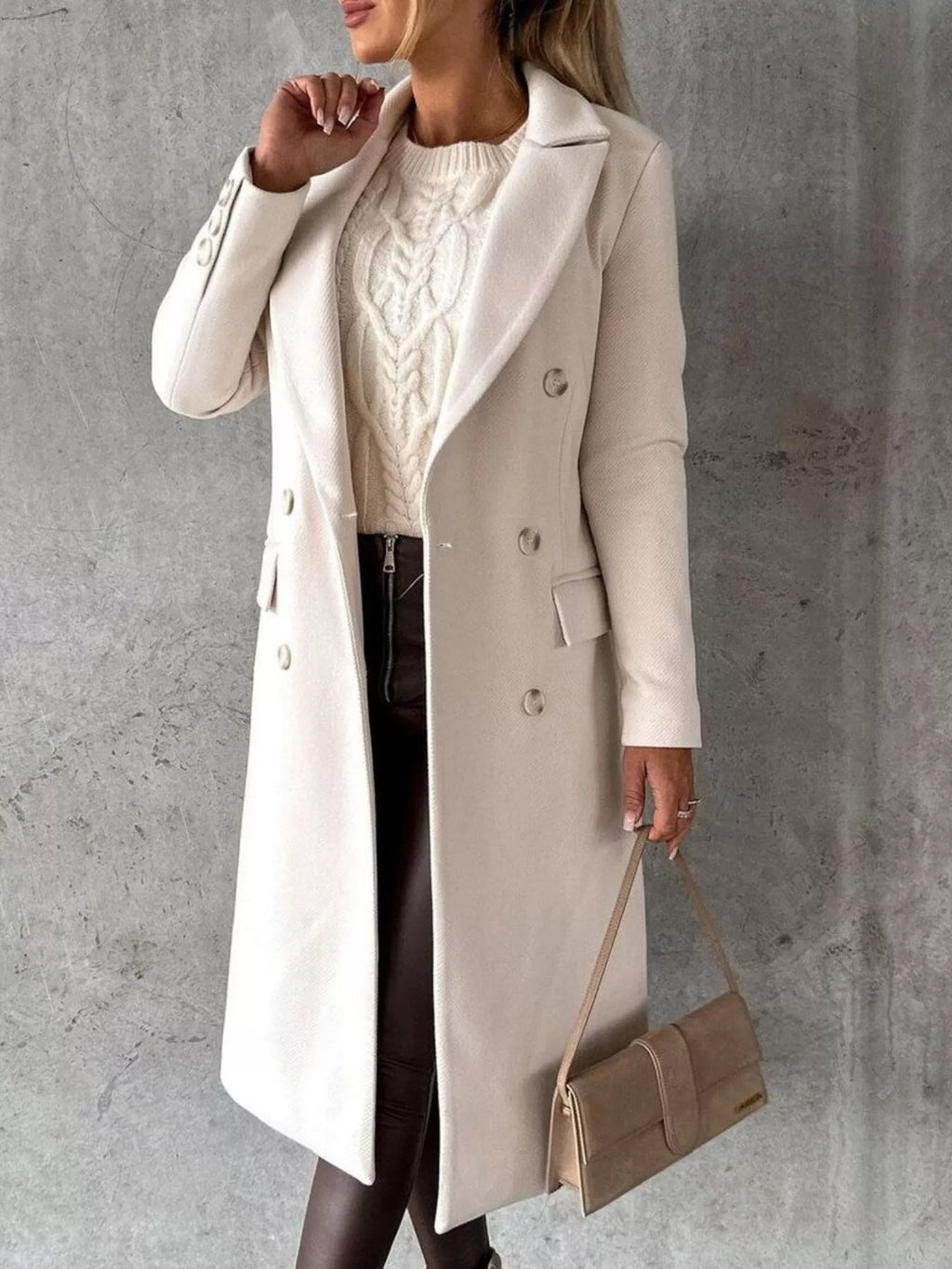 Double-breasted Longline Coat (3)