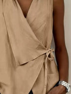 Tie Detail Sleeveless Top (2)