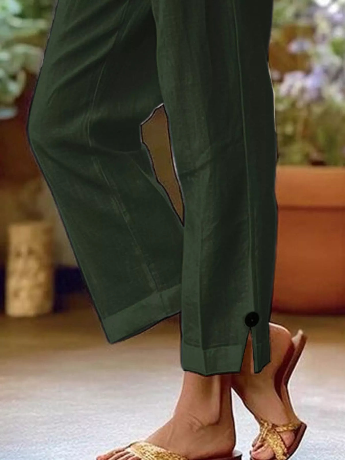 Full Size Casual Wide-leg Pants Plus (10)