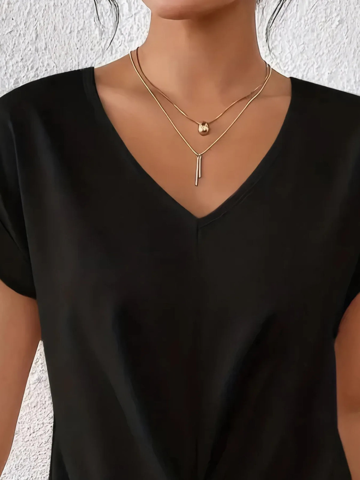 V-neck Twist Front Top (11)