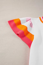 Block Round Neck Knit Top (23)