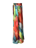 Printed Maxi Skirt Pockets (4)