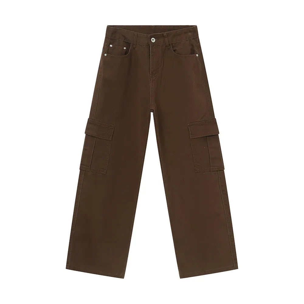 Wide Leg Cargo Jeans (16)